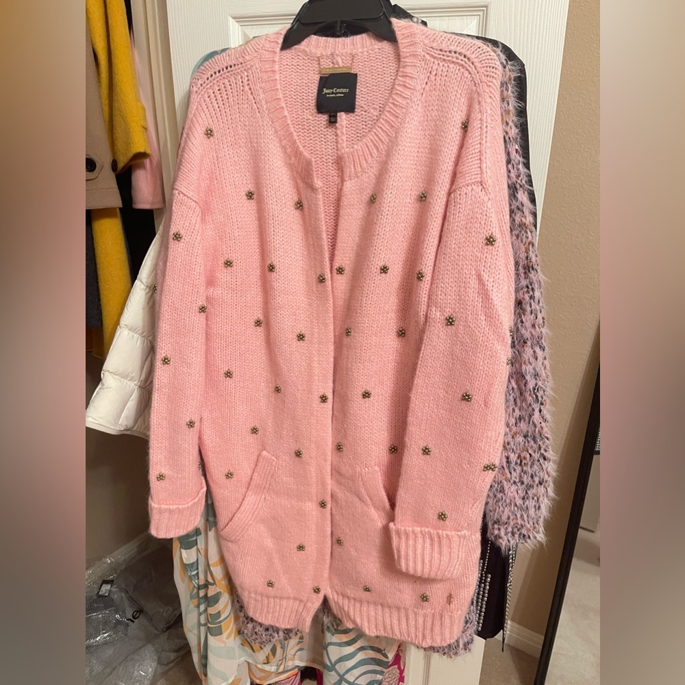 Juicy couture cardigan pink ML
